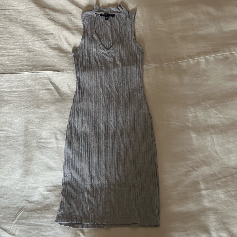 Grey cozy dress 🤍